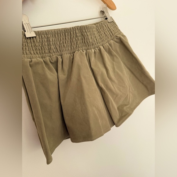Paradise Found Suede Skort NWOT coriander - Picture 4 of 6
